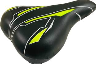 ShreNik Bicycle Saddle/Seat Cycle Suspension Springs PU Form Mountain Bikes Black-Green Saddle