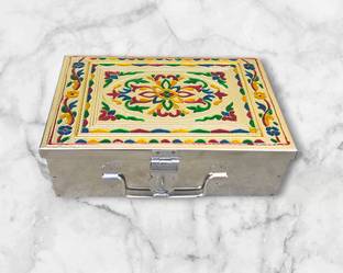 GINOSET Stainless Steel Safe Bank Locker, Jewellery Ornaments Storage Box Safe Locker