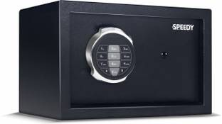 SPEEDY 8 Litres Home and Office with 2-way Access | Black Safe Locker