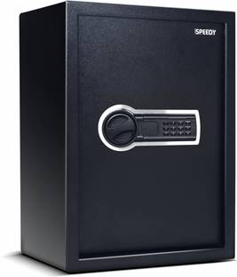 SPEEDY 56 Litres Digital Locker for Home and Office with 2-way Access | Black Safe Locker