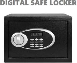 DRMS STORE Electronic /Digital -Safe Locker/Safe Box/cash box For Home/office/factory Use .Made with heavy 4 mm door and 2 mm thickness of wall(SAFE SIZE-25(H)*35(W)*25(D) CM) Safe Locker