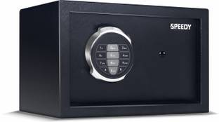 SPEEDY 8 Litres Home and Office with 2-way Access | Black Safe Locker