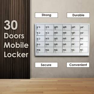 Tufferone_ 30 Door Durable Metal Mobile Locker Storage (Powder Coated) Safe Locker