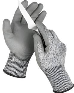 STYLERA 1 PAIR Kitchen Knife Blade Proof Safety Protection Cut Resistant Gloves Level 5 Anti Cut Gloves Synthetic  Safety Gloves