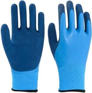 Donizard Cut Resistant Gloves for Industrial Working Gloves for Gardening Mechanical Work Nitrile, Nylon, Latex  Safety Gloves
