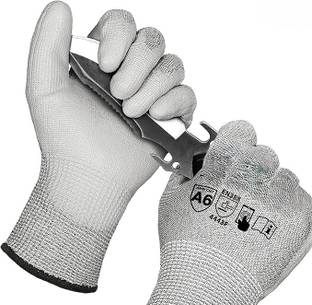 SS & WW CUT RESISTANT HAND GLOVES CUT LEVEL 3 PACK OF 2 PAIR Latex  Safety Gloves