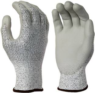 Donizard Anti Cut Resistant Level 5 Protection Kitchen Gloves for Cutting Vegetables Synthetic, Polyester  Safety Gloves