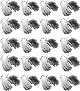 Suresafe Nylon Safety Gloves 20 Pairs | Anti Cut | Cut Resistant | Industrial | Domestic Nitrile  Safety Gloves