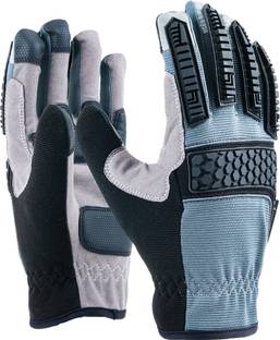 Mallcom MACH 22 Touchscreen Sensitive Gloves Suitable for Mechanical Work & Bike Riding Polyester, Synthetic  Safety Gloves