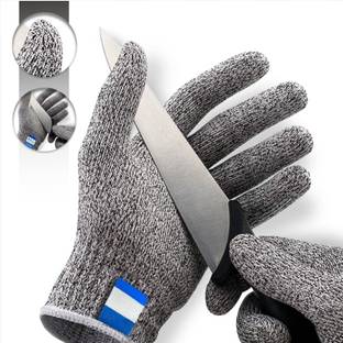 DEAROW Resistant Gloves, Reusable Protective Hand Gloves for Chopping & Kitchen Safety Rubber  Safety Gloves