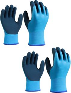 Masox Store Waterproof Work Gloves Liquid Proof Double Coated Working Multi Purpose Nylon Wet and Dry Disposable Glove Set