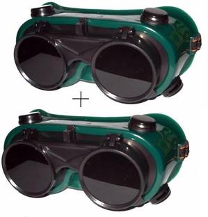 Qualigen Heavy duty Goggles Welding Safety Goggle Pack of 2pc Heavy duty Goggles Welding Safety Goggle Pack of 2pcs (Free-size) Welding  Safety Goggle