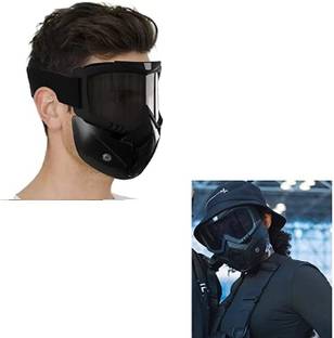 Life Systems Enterprises 14 Bike Riding Face Mask, Face Shield Motorcycle Goggles Motorcycle Safety Visor