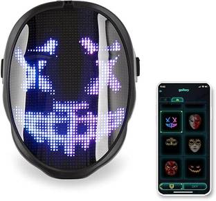 acube mart LED Mask with Bluetooth Programmable, Rechargeable mask Welding  Safety Goggle