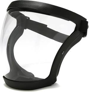 K2J Full Face Shield Upgraded, Impact & Wind Resistant Cycling Mask Adjustable Fit, Transparent Protection for Outdoor & Kitchen Use Blowtorch, Laboratory, Power Tool, Welding, Wood-working  Safety Goggle