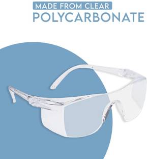 Skylight Polycarbonate Protective Safety Glasses | Premium Safety Goggles Eye Protection, Anti Fog, Scratch Resistant, UV Protected, Light Weight Power Tool  Safety Goggle
