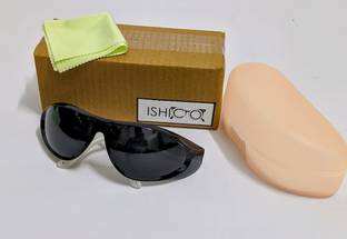 ISHICO Premium Quality Safety Goggles used after Post Eye Surgery (Lens - Black) Safety Goggles, Protective Glasses, Safety Glasses Laboratory, Power Tool, Blowtorch, Welding, Wood-working  Safety Goggle