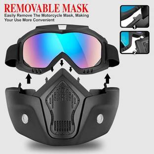 Pamidhar Mask, Airsoft Mask Full Face and Detachable Airsoft Goggles Full Face Mask Goggles Bike Off-Road Racing Glasses Blowtorch Safety Goggle Blowtorch  Safety Goggle