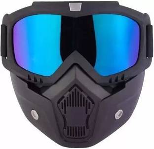 Ubom Bike Riding Goggles Glasses Face Dust Mask-001 Motocross Motorcycle Riding Goggles Face Dust Mask With Detachable Oculos Gafas Blowtorch, Laboratory, Power Tool, Welding, Wood-working  Safety Goggle