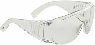 Venus E-603 CHC ISI Certified Over Spectacle Eyewear To worn over Prescription Glass Hard Coat lens Impact Resistant 100% UV protection & Anti Scratch Safety Goggles Blowtorch, Laboratory, Power Tool, Wood-working  Safety Goggle