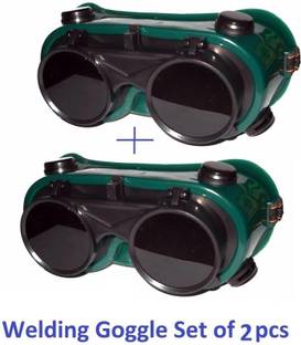 Qualigen Heavy duty Goggles Welding Safety Goggle Pack of 2pc Heavy duty Goggles Welding Safety Goggle Pack of 2pcs (Free-size) Welding  Safety Goggle