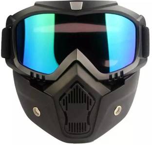 Olsic Mask, Airsoft Mask Full Face and Detachable Airsoft Goggles Blowtorch - Windproof Dirt Shield With Soft Foam Padded Detachable Safety Goggle@1 Safety Visor