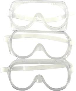 Jon Bhandari Tools Safety Goggles Protective Eye wear For Industrial, Lab And Hospital Use - 3 pcs Safety Goggles Protective Eye wear For Industrial, Lab And Hospital Use - 3 pcs Welding  Safety Goggle