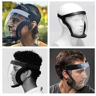JestNest Transparent Faceshield Mask | Super Protective Face Shield Mask for Work Transparent Face Shield Mask | Full Face Protection Power Tool, Laboratory, Welding, Wood-working  Safety Goggle