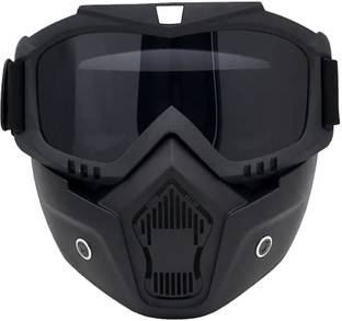 Otoroys Bike Riding Face Mask, Face Shield Motorcycle Goggles Motorcycle Goggles Black Motorcycle Modular Mask Detachable Goggle Bicycles motocross goggles Blowtorch  Safety Goggle
