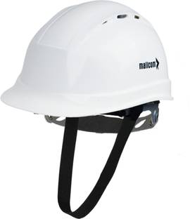 Mallcom Diamond XIII White Ventilated Sturdy UV Resistant HDPE Safety Helmet with Rachet Adjustment (Pack of 1) Mallcom Diamond XIII White Ventilated Sturdy UV Resistant HDPE Safety Helmet with Rachet Adjustment (Pack of 1) Construction Helmet