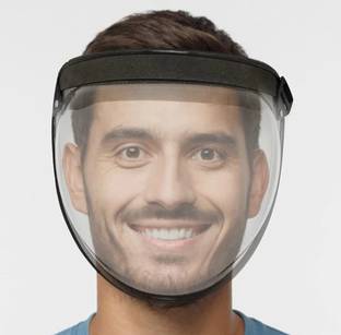 FELL-TRACK Full face shield Protective Face Shield Full Cover Visor Glass Anti-Fog/Reusable Safety Visor