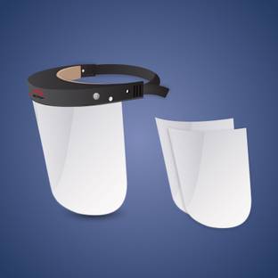 Perf High-Impact Resistant Polycarbonate Visor Face Shield + 2 Safety Visor