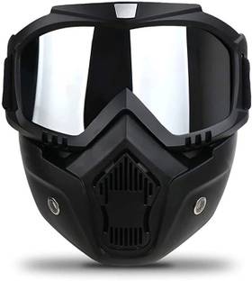 Life Systems Enterprises PAL 04 Bike Riding Face Mask, Face Shield Motorcycle Goggles Motorcycle Safety Visor