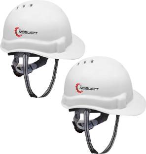 Robustt X Shree Jee Ratchet Type Safety Helmet for Outdoor Work With Sweat Band. Safety Helmet, Protection for Construction Work Construction Helmet