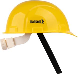 Mallcom Jasper II Yellow UV Resistant High Density Polyethylene Safety Helmet with Plastic Harness & Rachet Adjustment (Pack of 1) Jasper II Yellow UV Resistant High Density Polyethylene Safety Helmet with Plastic Harness & Rachet Adjustment (Pack of 1) Construction Helmet