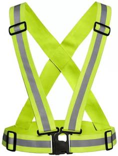 HM EVOTEK High Visibility Protective Safety Reflective Vest Belt Jacket J-2 Safety Jacket