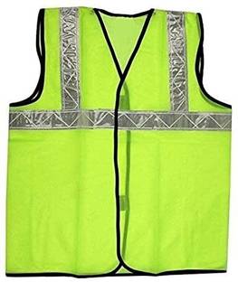 TreasureTree Highlight Net Reflective Safety Lightweight Jacket, Hi-Vis Safety Jacket Safety Jacket
