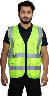 Mallcom PROCLO 71 Reflective Lightweight Hi-Vis Safety Jacket (2 inch,Medium) Safety Jacket