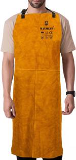 HANMECH Leather Welding & Safety Apron, High Durability Heat resistance apron Safety Jacket