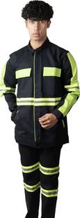 SaashaGarment SaashaGarments Men's Industrial Safety Jocket Coverall Safety Jacket