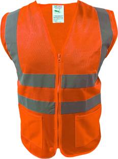 sicuro Cheetah Model Reflective jacket for road safety & construction Safety Jacket