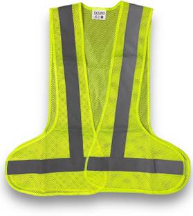 sicuro Safety Vest – 3 Side Open | Road Safety, Construction, Cycling, Traffic Control Safety Jacket