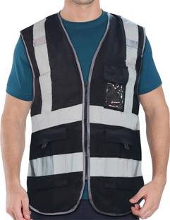 VRITRAZ SV ULine Black Safety Jacket