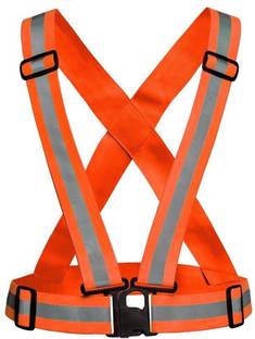 Lifekrafts Reflective Vest for Outdoor Sports Safety Jacket in Orange color Safety Jacket