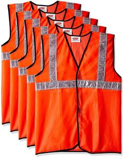 RBGIIT Imported Safety Security Reflective Adjustable Vest Belt Gear Stripe Safety Jacket