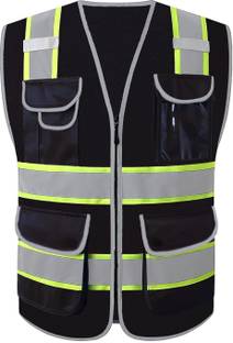 VRITRAZ SV_Dual-U2Line_Black-1 Safety Jacket