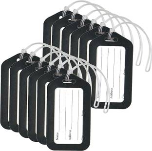 STORITE Luggage Tags,Bag Tag Travel ID Labels Tag for Baggage Suitcases Bags,Pack of 12 Luggage Tag
