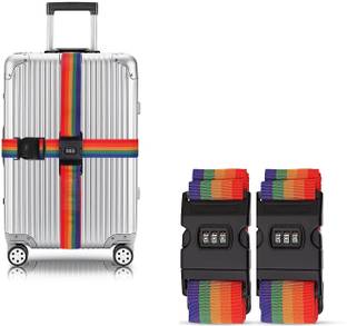 Spotview Number Lock 3-digit Suitcase Strap Adjustable for All kinds of Luggage Luggage Strap