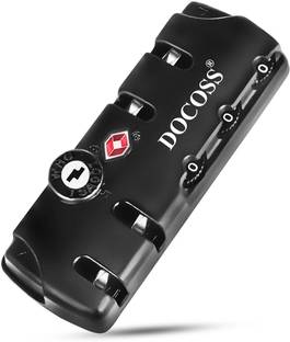 DOCOSS TSA Locks for Luggage,Suitcase Trolley Bag Lock,4 Chain Zippers Locks Safety Lock