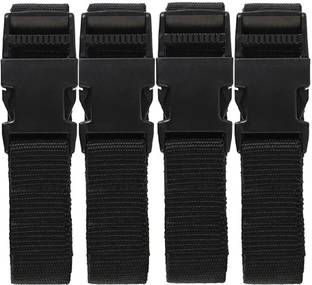 LAKSHMINARAYAN SALES 9.5 feet Long Utility Strap Belt with Quick-Release Buckle Adjustable 4-Pack Luggage Strap